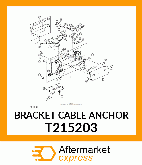 BRACKET CABLE ANCHOR T215203