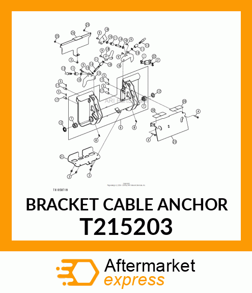 BRACKET CABLE ANCHOR T215203