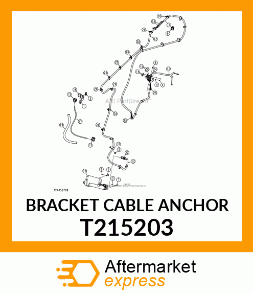 BRACKET CABLE ANCHOR T215203