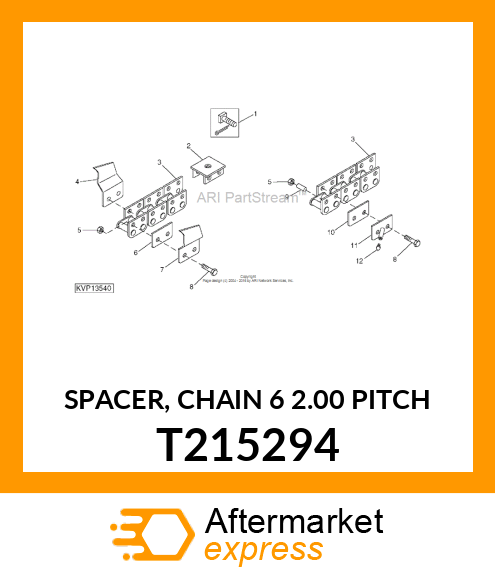 SPACER, CHAIN 6 2.00 PITCH T215294