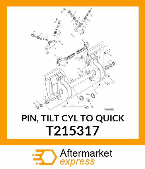 PIN, TILT CYL TO QUICK T215317