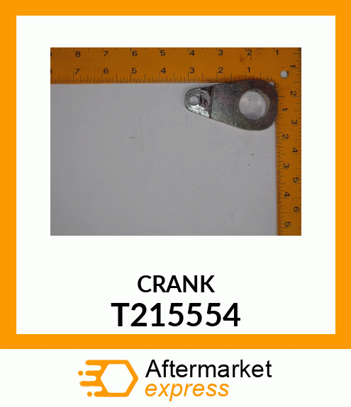 CRANK FOOT PEDAL SHAFT T215554