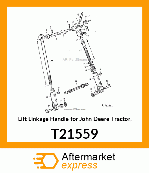 HANDLE,LIFT LINK LEVELING T21559