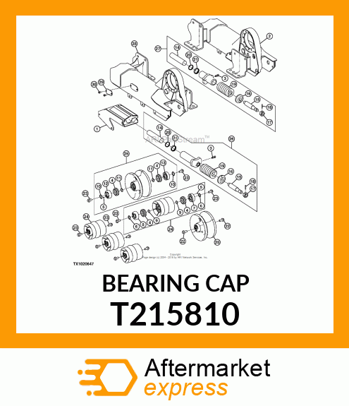 Bearing Cap - BEARING CAP T215810