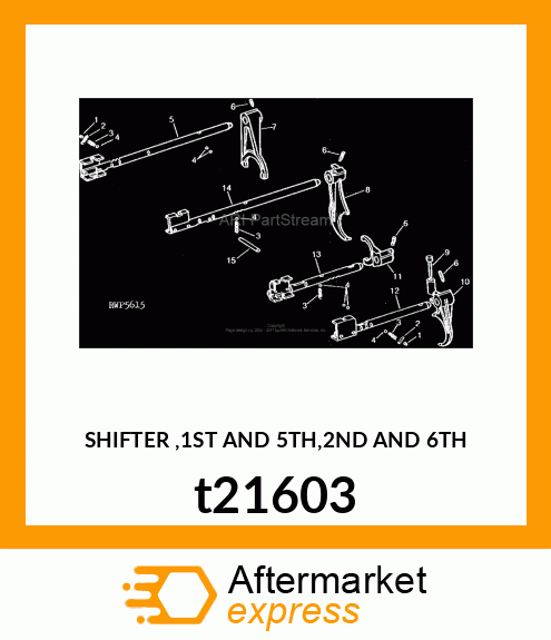 SHIFTER ,1ST AND 5TH,2ND AND 6TH t21603