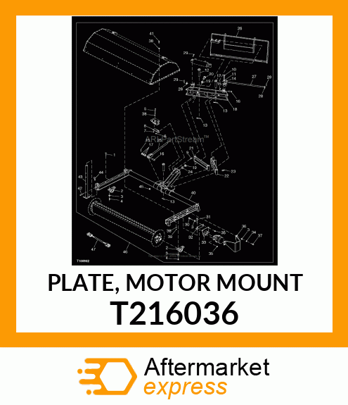 PLATE, MOTOR MOUNT T216036