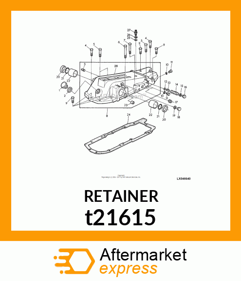 RETAINER T21615