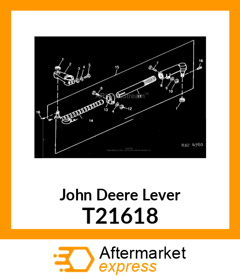 ARM,STEERING RH T21618