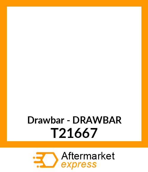 Drawbar - DRAWBAR T21667