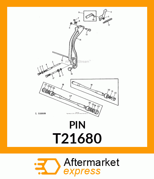 Pin Fastener T21680