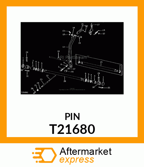 Pin Fastener T21680