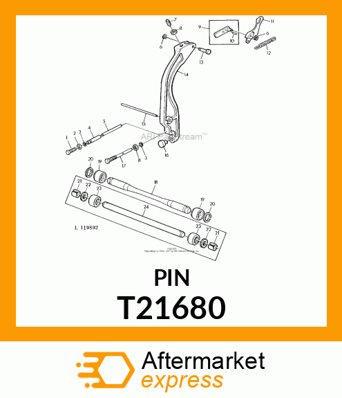 Pin Fastener T21680