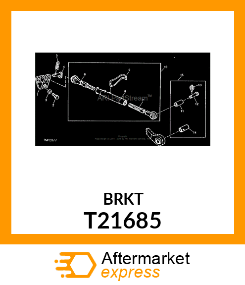 BRACKET,CENTER LINK ATTACHING T21685