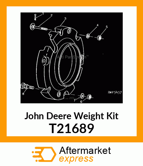 WEIGHT,REAR WHEEL T21689