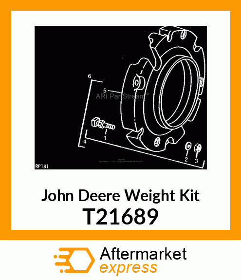 WEIGHT,REAR WHEEL T21689