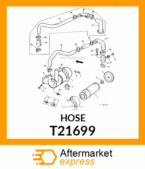 HOSE T21699