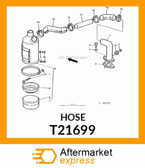 HOSE T21699