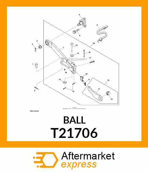 Category II Interchangeable Hitch Ball T21706