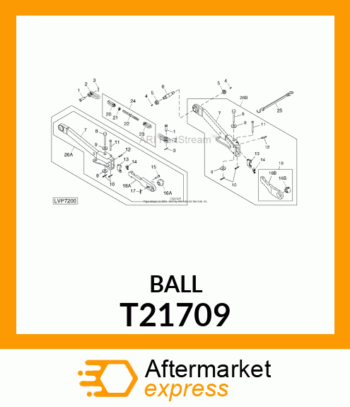 Category I Interchangeable Hitch Ball T21709