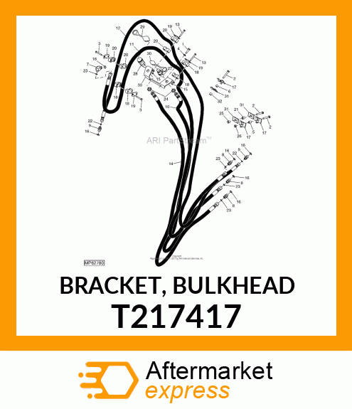 BRACKET, BULKHEAD T217417