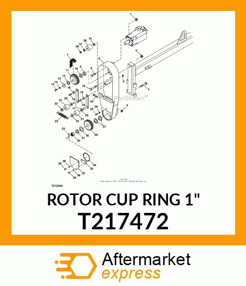 ROTOR CUP RING 1" T217472