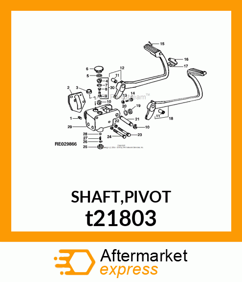 SHAFT,PIVOT t21803