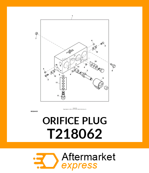 ORIFICE PLUG T218062