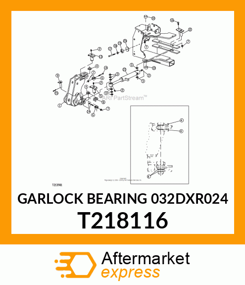 GARLOCK BEARING 032DXR024 T218116