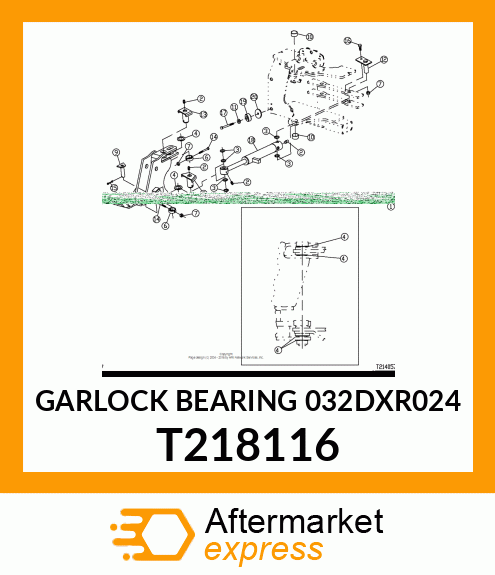 GARLOCK BEARING 032DXR024 T218116