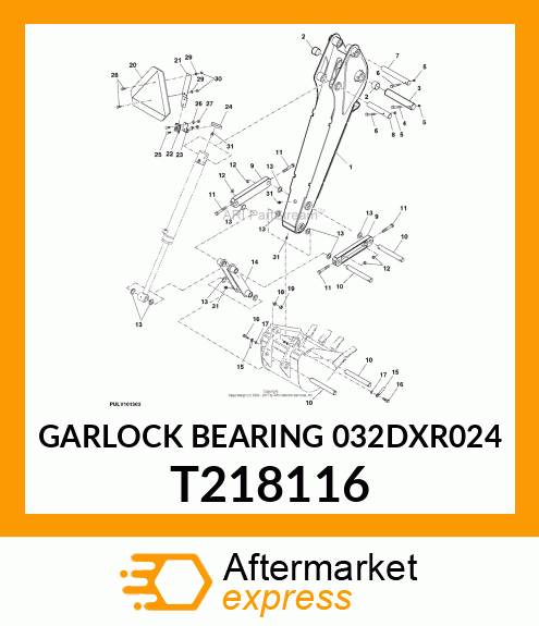 GARLOCK BEARING 032DXR024 T218116