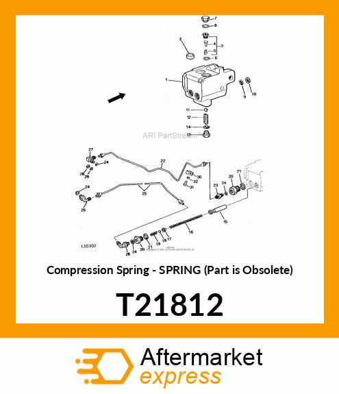 Compression Spring - SPRING (Part is Obsolete) T21812