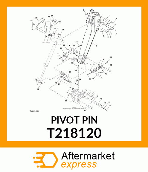 PIVOT PIN T218120