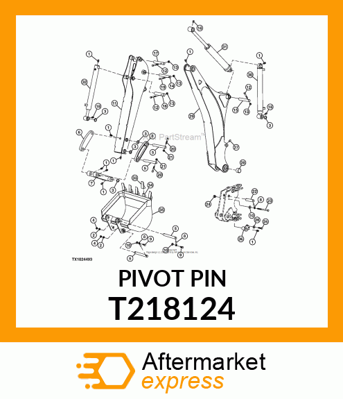 PIVOT PIN T218124