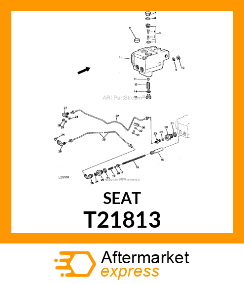 SEAT,BRAKE LINE CHECK VALVE T21813