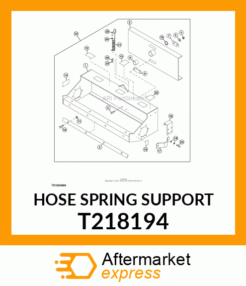 HOSE SPRING SUPPORT T218194