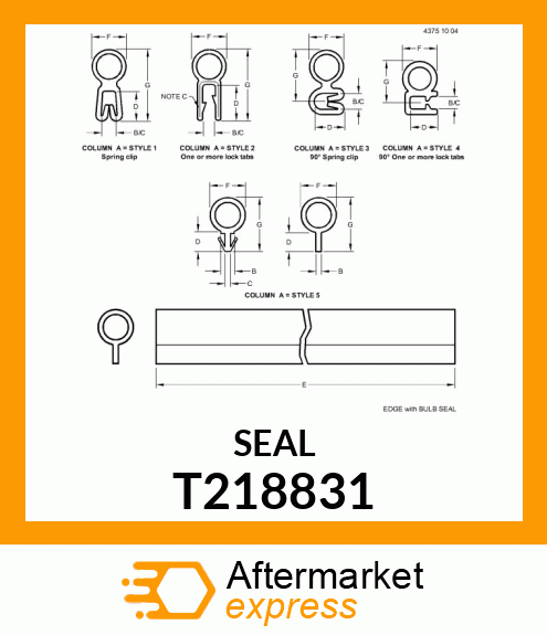 SEAL T218831