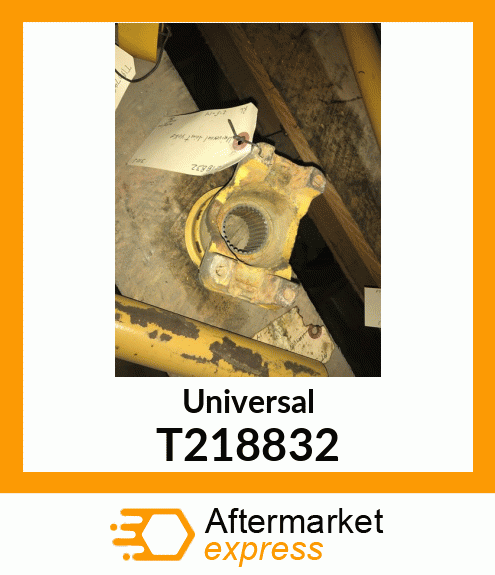 Universal Joint Yoke--galled ON Snout T218832