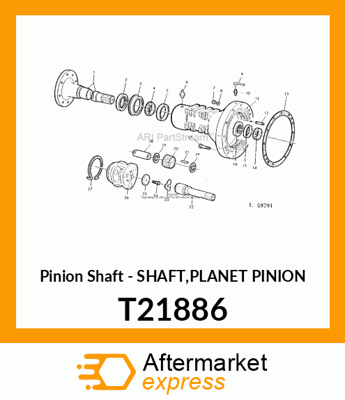 Pinion Shaft T21886