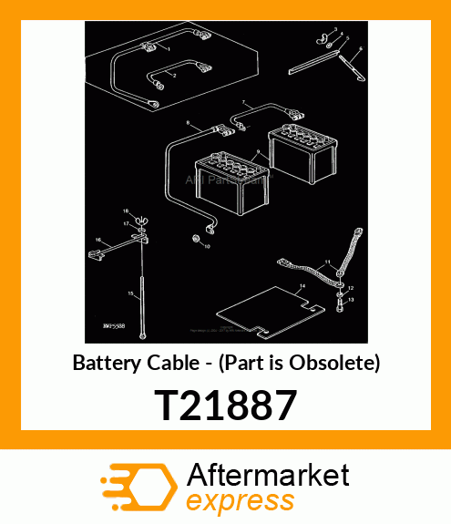 Battery Cable - (Part is Obsolete) T21887