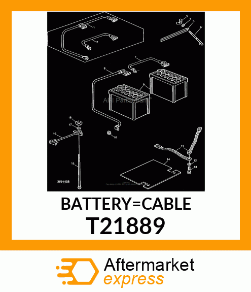 BATTERY CABLE T21889