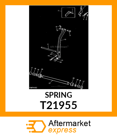 EXTENSION SPRING T21955