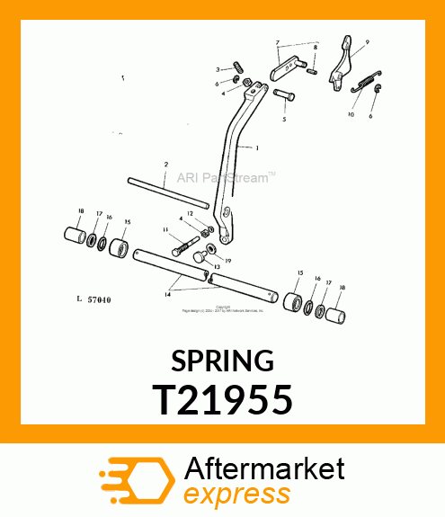 EXTENSION SPRING T21955