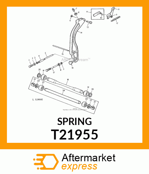 EXTENSION SPRING T21955