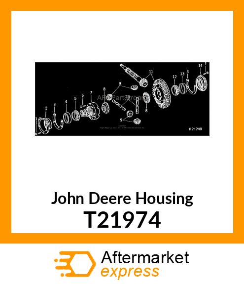 HOUSING ,DIFFERENTIAL, LH T21974