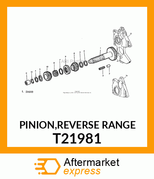 PINION,REVERSE RANGE T21981