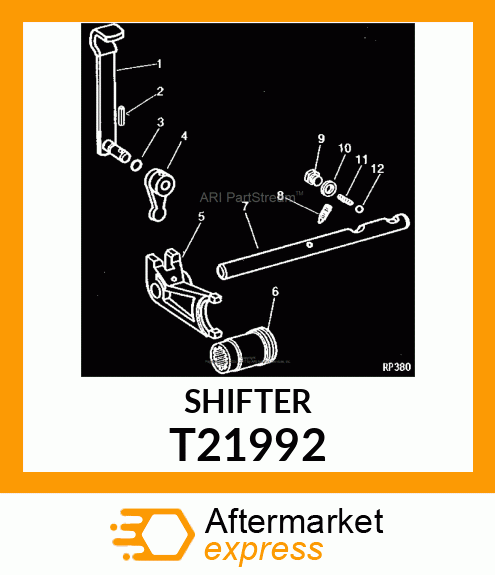 SHIFTER,REAR POWER SHAFT T21992
