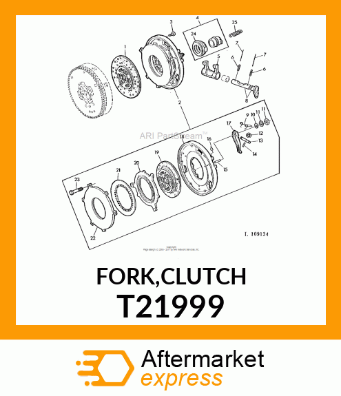 FORK,CLUTCH T21999