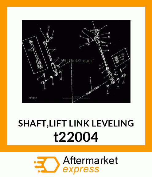 SHAFT,LIFT LINK LEVELING t22004