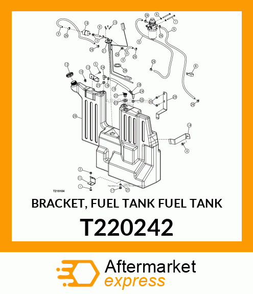 BRACKET, FUEL TANK FUEL TANK T220242