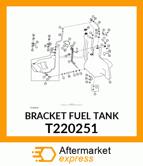 BRACKET FUEL TANK T220251